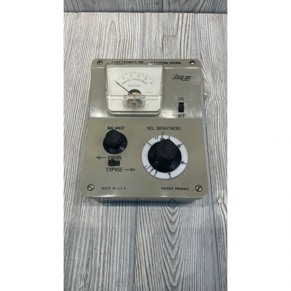 LOGETRONICS Focatron Indicator Model C Image Sharpness VTG Photography Untested